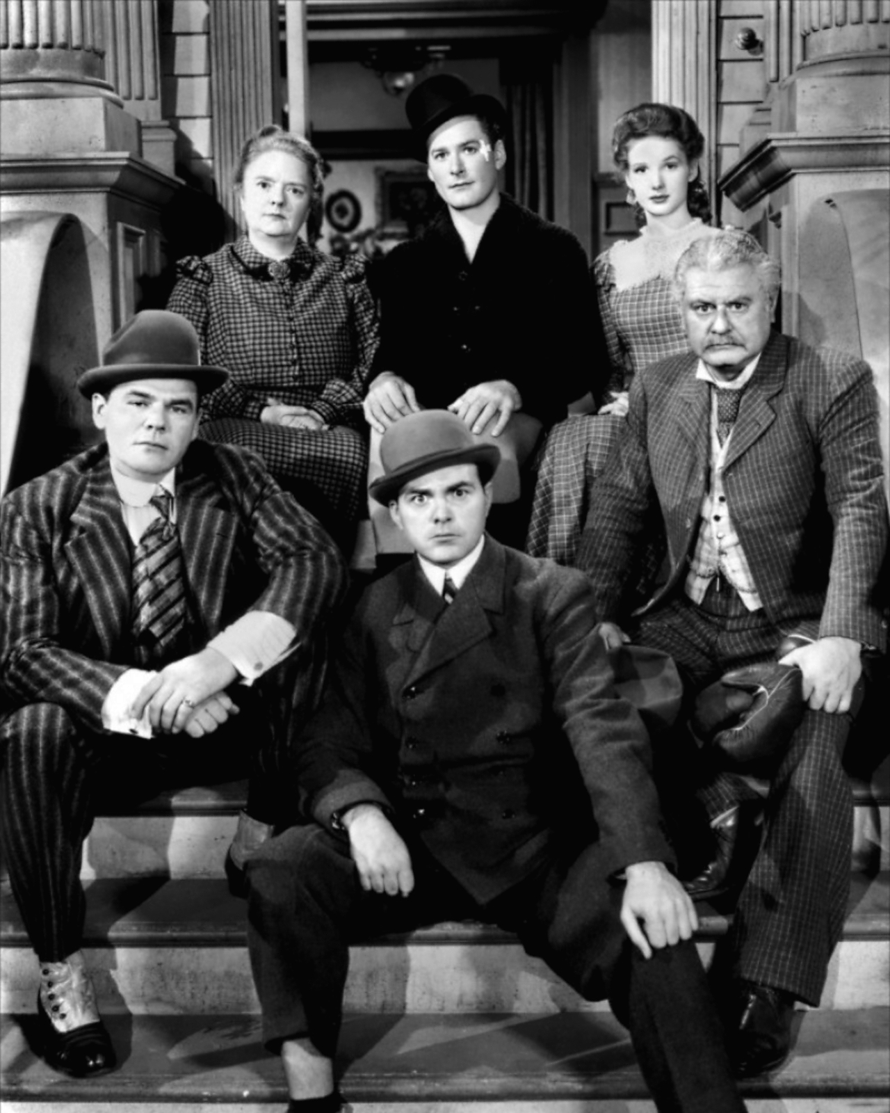 With Alan Hale, Sr. (R),